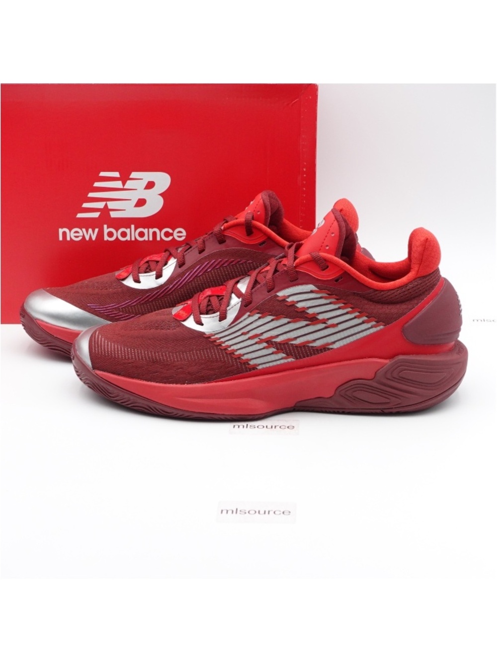 NEW Size 9.5 Men's New Balance TWO WXY V5 Basketball Shoes BB2WYRD5 Team Red